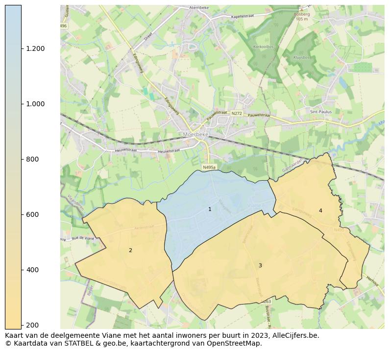 Aantal inwoners op de kaart van de deelgemeente Viane: Op deze pagina vind je veel informatie over inwoners (zoals de verdeling naar leeftijdsgroepen, gezinssamenstelling, geslacht, autochtoon of Belgisch met een immigratie achtergrond,...), woningen (aantallen, types, prijs ontwikkeling, gebruik, type eigendom,...) en méér (autobezit, energieverbruik,...)  op basis van open data van STATBEL en diverse andere bronnen!