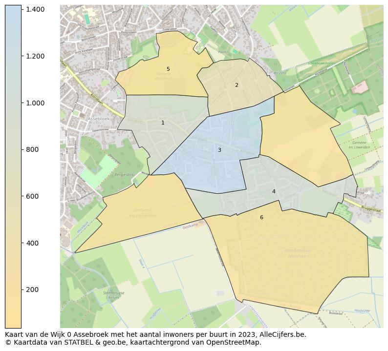 Aantal inwoners op de kaart van de Wijk 0 Assebroek: Op deze pagina vind je veel informatie over inwoners (zoals de verdeling naar leeftijdsgroepen, gezinssamenstelling, geslacht, autochtoon of Belgisch met een immigratie achtergrond,...), woningen (aantallen, types, prijs ontwikkeling, gebruik, type eigendom,...) en méér (autobezit, energieverbruik,...)  op basis van open data van STATBEL en diverse andere bronnen!