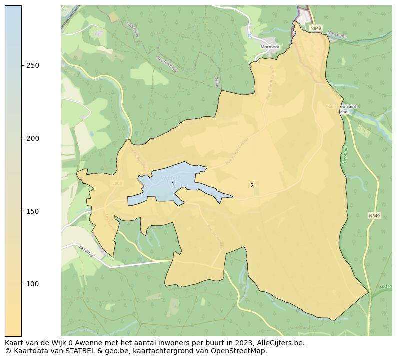 Aantal inwoners op de kaart van de Wijk 0 Awenne: Op deze pagina vind je veel informatie over inwoners (zoals de verdeling naar leeftijdsgroepen, gezinssamenstelling, geslacht, autochtoon of Belgisch met een immigratie achtergrond,...), woningen (aantallen, types, prijs ontwikkeling, gebruik, type eigendom,...) en méér (autobezit, energieverbruik,...)  op basis van open data van STATBEL en diverse andere bronnen!