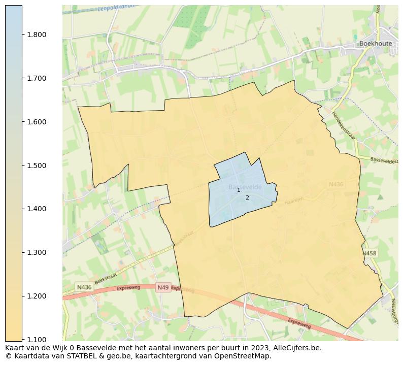 Aantal inwoners op de kaart van de Wijk 0 Bassevelde: Op deze pagina vind je veel informatie over inwoners (zoals de verdeling naar leeftijdsgroepen, gezinssamenstelling, geslacht, autochtoon of Belgisch met een immigratie achtergrond,...), woningen (aantallen, types, prijs ontwikkeling, gebruik, type eigendom,...) en méér (autobezit, energieverbruik,...)  op basis van open data van STATBEL en diverse andere bronnen!