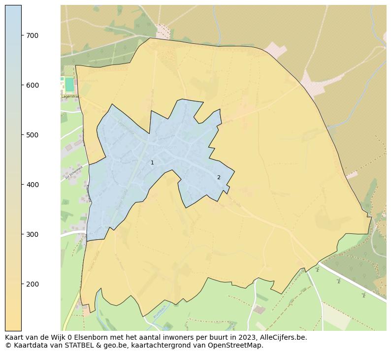 Aantal inwoners op de kaart van de Wijk 0 Elsenborn: Op deze pagina vind je veel informatie over inwoners (zoals de verdeling naar leeftijdsgroepen, gezinssamenstelling, geslacht, autochtoon of Belgisch met een immigratie achtergrond,...), woningen (aantallen, types, prijs ontwikkeling, gebruik, type eigendom,...) en méér (autobezit, energieverbruik,...)  op basis van open data van STATBEL en diverse andere bronnen!