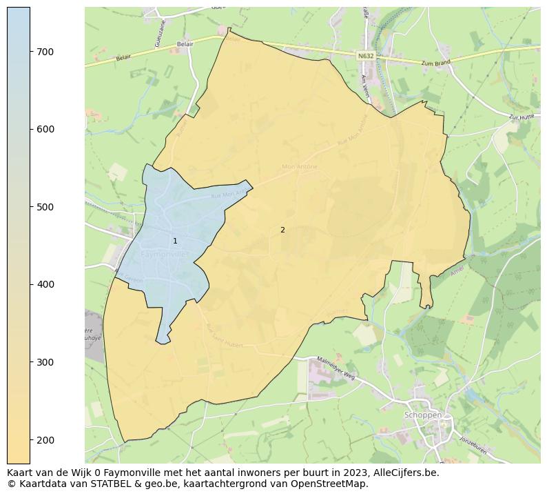 Aantal inwoners op de kaart van de Wijk 0 Faymonville: Op deze pagina vind je veel informatie over inwoners (zoals de verdeling naar leeftijdsgroepen, gezinssamenstelling, geslacht, autochtoon of Belgisch met een immigratie achtergrond,...), woningen (aantallen, types, prijs ontwikkeling, gebruik, type eigendom,...) en méér (autobezit, energieverbruik,...)  op basis van open data van STATBEL en diverse andere bronnen!