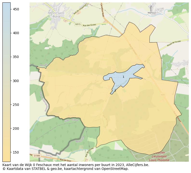 Aantal inwoners op de kaart van de Wijk 0 Feschaux: Op deze pagina vind je veel informatie over inwoners (zoals de verdeling naar leeftijdsgroepen, gezinssamenstelling, geslacht, autochtoon of Belgisch met een immigratie achtergrond,...), woningen (aantallen, types, prijs ontwikkeling, gebruik, type eigendom,...) en méér (autobezit, energieverbruik,...)  op basis van open data van STATBEL en diverse andere bronnen!