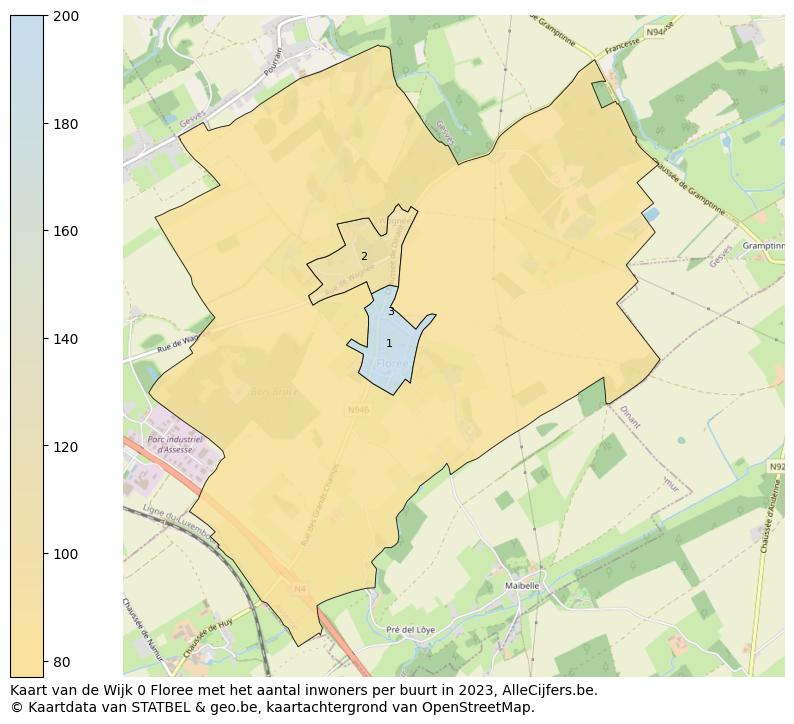 Aantal inwoners op de kaart van de Wijk 0 Floree: Op deze pagina vind je veel informatie over inwoners (zoals de verdeling naar leeftijdsgroepen, gezinssamenstelling, geslacht, autochtoon of Belgisch met een immigratie achtergrond,...), woningen (aantallen, types, prijs ontwikkeling, gebruik, type eigendom,...) en méér (autobezit, energieverbruik,...)  op basis van open data van STATBEL en diverse andere bronnen!