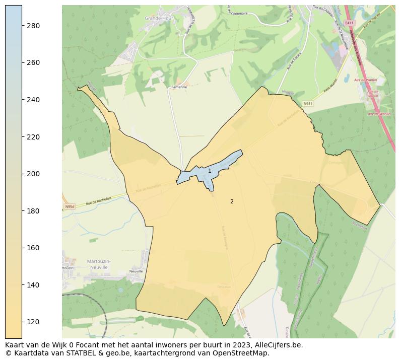 Aantal inwoners op de kaart van de Wijk 0 Focant: Op deze pagina vind je veel informatie over inwoners (zoals de verdeling naar leeftijdsgroepen, gezinssamenstelling, geslacht, autochtoon of Belgisch met een immigratie achtergrond,...), woningen (aantallen, types, prijs ontwikkeling, gebruik, type eigendom,...) en méér (autobezit, energieverbruik,...)  op basis van open data van STATBEL en diverse andere bronnen!