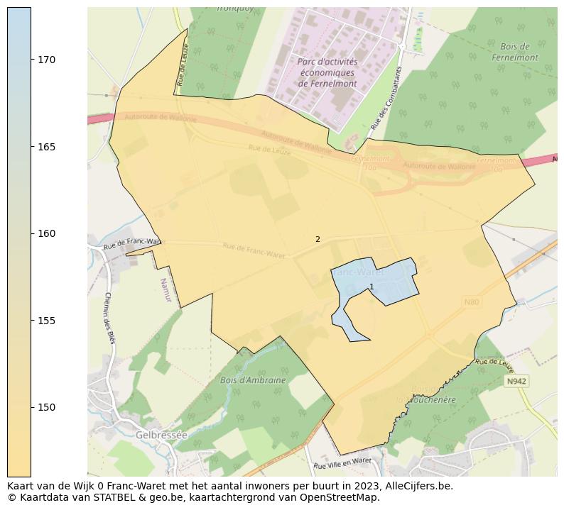 Aantal inwoners op de kaart van de Wijk 0 Franc-Waret: Op deze pagina vind je veel informatie over inwoners (zoals de verdeling naar leeftijdsgroepen, gezinssamenstelling, geslacht, autochtoon of Belgisch met een immigratie achtergrond,...), woningen (aantallen, types, prijs ontwikkeling, gebruik, type eigendom,...) en méér (autobezit, energieverbruik,...)  op basis van open data van STATBEL en diverse andere bronnen!