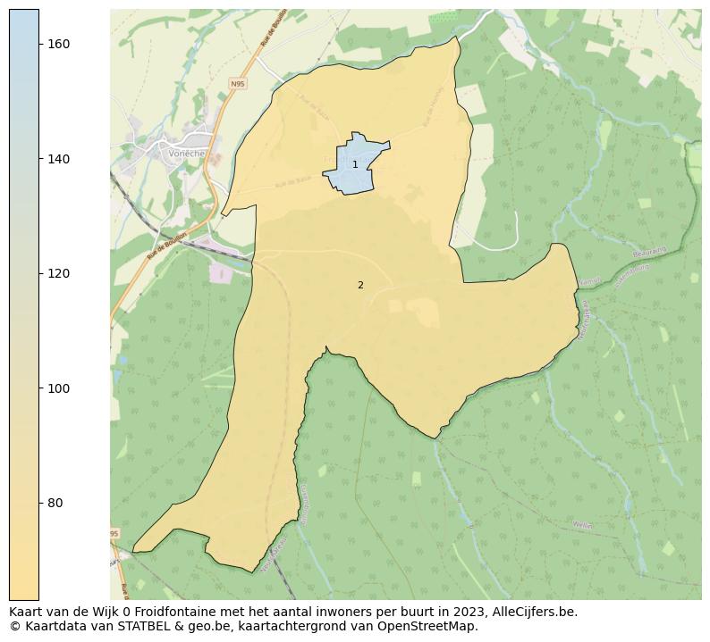 Aantal inwoners op de kaart van de Wijk 0 Froidfontaine: Op deze pagina vind je veel informatie over inwoners (zoals de verdeling naar leeftijdsgroepen, gezinssamenstelling, geslacht, autochtoon of Belgisch met een immigratie achtergrond,...), woningen (aantallen, types, prijs ontwikkeling, gebruik, type eigendom,...) en méér (autobezit, energieverbruik,...)  op basis van open data van STATBEL en diverse andere bronnen!