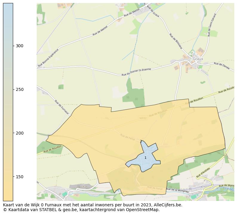 Aantal inwoners op de kaart van de Wijk 0 Furnaux: Op deze pagina vind je veel informatie over inwoners (zoals de verdeling naar leeftijdsgroepen, gezinssamenstelling, geslacht, autochtoon of Belgisch met een immigratie achtergrond,...), woningen (aantallen, types, prijs ontwikkeling, gebruik, type eigendom,...) en méér (autobezit, energieverbruik,...)  op basis van open data van STATBEL en diverse andere bronnen!
