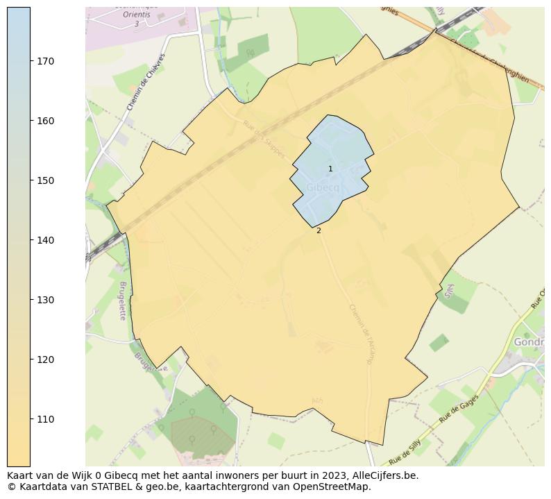 Aantal inwoners op de kaart van de Wijk 0 Gibecq: Op deze pagina vind je veel informatie over inwoners (zoals de verdeling naar leeftijdsgroepen, gezinssamenstelling, geslacht, autochtoon of Belgisch met een immigratie achtergrond,...), woningen (aantallen, types, prijs ontwikkeling, gebruik, type eigendom,...) en méér (autobezit, energieverbruik,...)  op basis van open data van STATBEL en diverse andere bronnen!