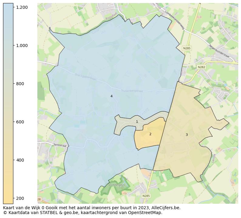 Aantal inwoners op de kaart van de Wijk 0 Gooik: Op deze pagina vind je veel informatie over inwoners (zoals de verdeling naar leeftijdsgroepen, gezinssamenstelling, geslacht, autochtoon of Belgisch met een immigratie achtergrond,...), woningen (aantallen, types, prijs ontwikkeling, gebruik, type eigendom,...) en méér (autobezit, energieverbruik,...)  op basis van open data van STATBEL en diverse andere bronnen!