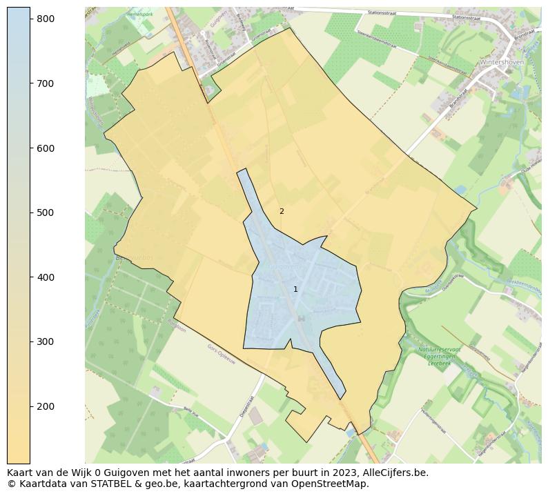 Aantal inwoners op de kaart van de Wijk 0 Guigoven: Op deze pagina vind je veel informatie over inwoners (zoals de verdeling naar leeftijdsgroepen, gezinssamenstelling, geslacht, autochtoon of Belgisch met een immigratie achtergrond,...), woningen (aantallen, types, prijs ontwikkeling, gebruik, type eigendom,...) en méér (autobezit, energieverbruik,...)  op basis van open data van STATBEL en diverse andere bronnen!