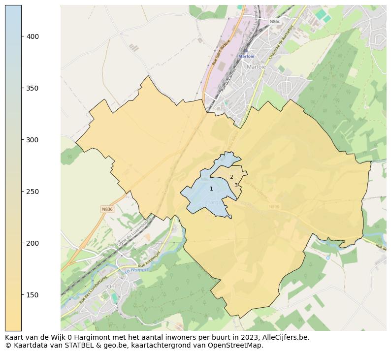 Aantal inwoners op de kaart van de Wijk 0 Hargimont: Op deze pagina vind je veel informatie over inwoners (zoals de verdeling naar leeftijdsgroepen, gezinssamenstelling, geslacht, autochtoon of Belgisch met een immigratie achtergrond,...), woningen (aantallen, types, prijs ontwikkeling, gebruik, type eigendom,...) en méér (autobezit, energieverbruik,...)  op basis van open data van STATBEL en diverse andere bronnen!