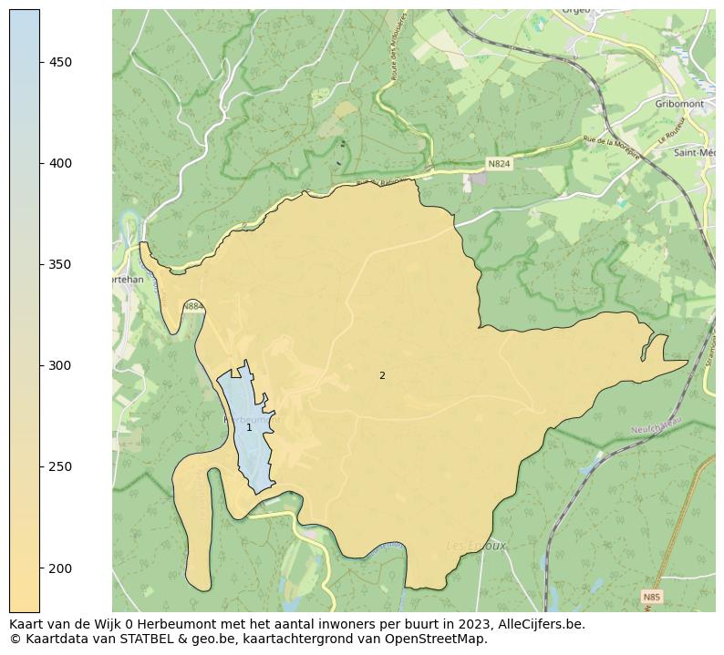 Aantal inwoners op de kaart van de Wijk 0 Herbeumont: Op deze pagina vind je veel informatie over inwoners (zoals de verdeling naar leeftijdsgroepen, gezinssamenstelling, geslacht, autochtoon of Belgisch met een immigratie achtergrond,...), woningen (aantallen, types, prijs ontwikkeling, gebruik, type eigendom,...) en méér (autobezit, energieverbruik,...)  op basis van open data van STATBEL en diverse andere bronnen!