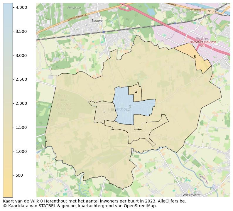 Aantal inwoners op de kaart van de Wijk 0 Herenthout: Op deze pagina vind je veel informatie over inwoners (zoals de verdeling naar leeftijdsgroepen, gezinssamenstelling, geslacht, autochtoon of Belgisch met een immigratie achtergrond,...), woningen (aantallen, types, prijs ontwikkeling, gebruik, type eigendom,...) en méér (autobezit, energieverbruik,...)  op basis van open data van STATBEL en diverse andere bronnen!