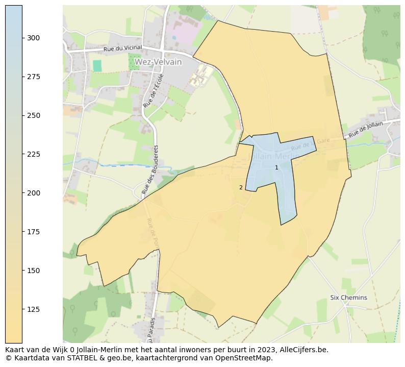 Aantal inwoners op de kaart van de Wijk 0 Jollain-Merlin: Op deze pagina vind je veel informatie over inwoners (zoals de verdeling naar leeftijdsgroepen, gezinssamenstelling, geslacht, autochtoon of Belgisch met een immigratie achtergrond,...), woningen (aantallen, types, prijs ontwikkeling, gebruik, type eigendom,...) en méér (autobezit, energieverbruik,...)  op basis van open data van STATBEL en diverse andere bronnen!
