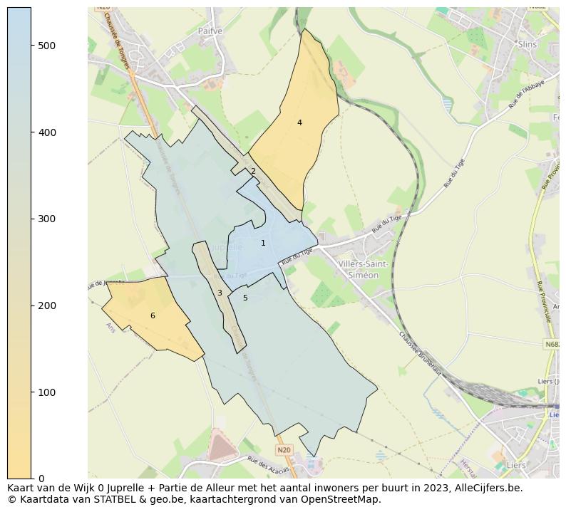 Aantal inwoners op de kaart van de Wijk 0 Juprelle + Partie de Alleur: Op deze pagina vind je veel informatie over inwoners (zoals de verdeling naar leeftijdsgroepen, gezinssamenstelling, geslacht, autochtoon of Belgisch met een immigratie achtergrond,...), woningen (aantallen, types, prijs ontwikkeling, gebruik, type eigendom,...) en méér (autobezit, energieverbruik,...)  op basis van open data van STATBEL en diverse andere bronnen!