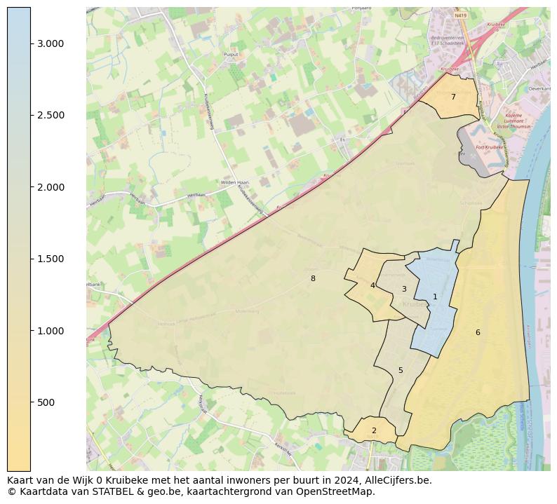 Aantal inwoners op de kaart van de Wijk 0 Kruibeke: Op deze pagina vind je veel informatie over inwoners (zoals de verdeling naar leeftijdsgroepen, gezinssamenstelling, geslacht, autochtoon of Belgisch met een immigratie achtergrond,...), woningen (aantallen, types, prijs ontwikkeling, gebruik, type eigendom,...) en méér (autobezit, energieverbruik,...)  op basis van open data van STATBEL en diverse andere bronnen!