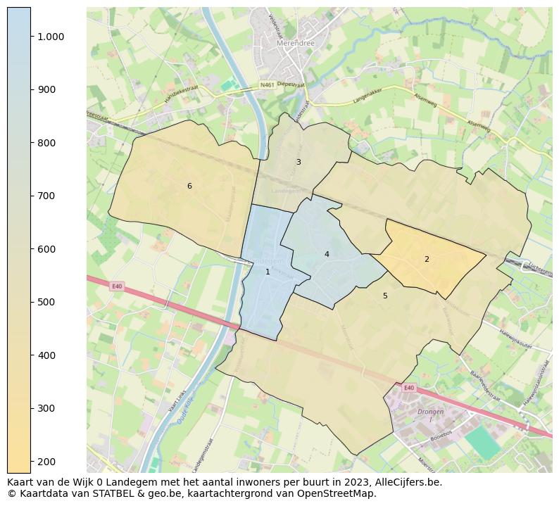 Aantal inwoners op de kaart van de Wijk 0 Landegem: Op deze pagina vind je veel informatie over inwoners (zoals de verdeling naar leeftijdsgroepen, gezinssamenstelling, geslacht, autochtoon of Belgisch met een immigratie achtergrond,...), woningen (aantallen, types, prijs ontwikkeling, gebruik, type eigendom,...) en méér (autobezit, energieverbruik,...)  op basis van open data van STATBEL en diverse andere bronnen!