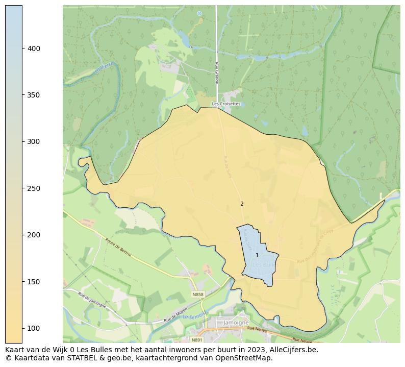 Aantal inwoners op de kaart van de Wijk 0 Les Bulles: Op deze pagina vind je veel informatie over inwoners (zoals de verdeling naar leeftijdsgroepen, gezinssamenstelling, geslacht, autochtoon of Belgisch met een immigratie achtergrond,...), woningen (aantallen, types, prijs ontwikkeling, gebruik, type eigendom,...) en méér (autobezit, energieverbruik,...)  op basis van open data van STATBEL en diverse andere bronnen!