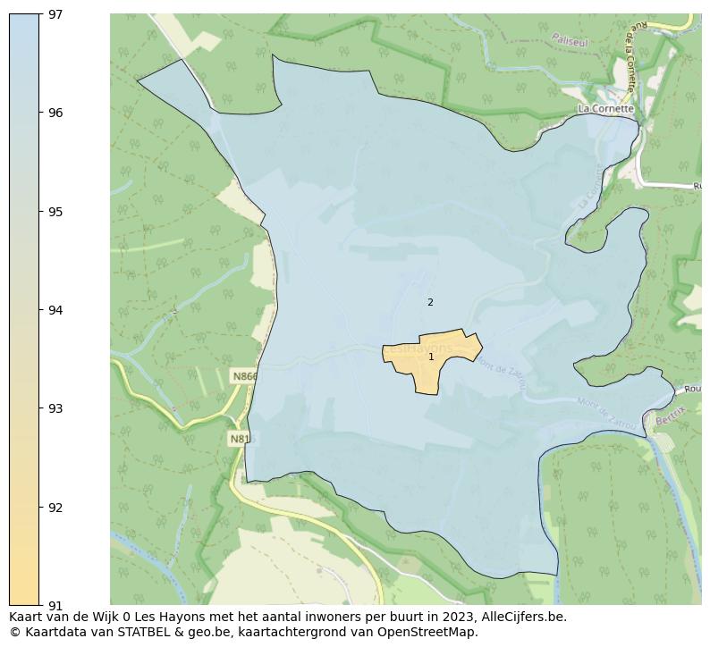 Aantal inwoners op de kaart van de Wijk 0 Les Hayons: Op deze pagina vind je veel informatie over inwoners (zoals de verdeling naar leeftijdsgroepen, gezinssamenstelling, geslacht, autochtoon of Belgisch met een immigratie achtergrond,...), woningen (aantallen, types, prijs ontwikkeling, gebruik, type eigendom,...) en méér (autobezit, energieverbruik,...)  op basis van open data van STATBEL en diverse andere bronnen!