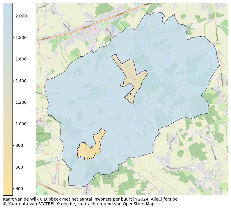 Aantal inwoners op de kaart van de Wijk 0 Lubbeek: Op deze pagina vind je veel informatie over inwoners (zoals de verdeling naar leeftijdsgroepen, gezinssamenstelling, geslacht, autochtoon of Belgisch met een immigratie achtergrond,...), woningen (aantallen, types, prijs ontwikkeling, gebruik, type eigendom,...) en méér (autobezit, energieverbruik,...)  op basis van open data van STATBEL en diverse andere bronnen!