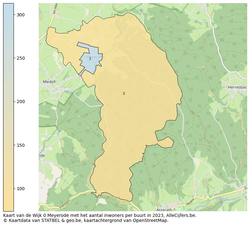 Aantal inwoners op de kaart van de Wijk 0 Meyerode: Op deze pagina vind je veel informatie over inwoners (zoals de verdeling naar leeftijdsgroepen, gezinssamenstelling, geslacht, autochtoon of Belgisch met een immigratie achtergrond,...), woningen (aantallen, types, prijs ontwikkeling, gebruik, type eigendom,...) en méér (autobezit, energieverbruik,...)  op basis van open data van STATBEL en diverse andere bronnen!