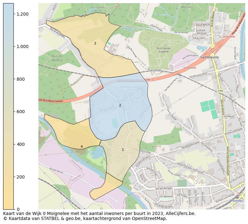 Aantal inwoners op de kaart van de Wijk 0 Moignelee: Op deze pagina vind je veel informatie over inwoners (zoals de verdeling naar leeftijdsgroepen, gezinssamenstelling, geslacht, autochtoon of Belgisch met een immigratie achtergrond,...), woningen (aantallen, types, prijs ontwikkeling, gebruik, type eigendom,...) en méér (autobezit, energieverbruik,...)  op basis van open data van STATBEL en diverse andere bronnen!