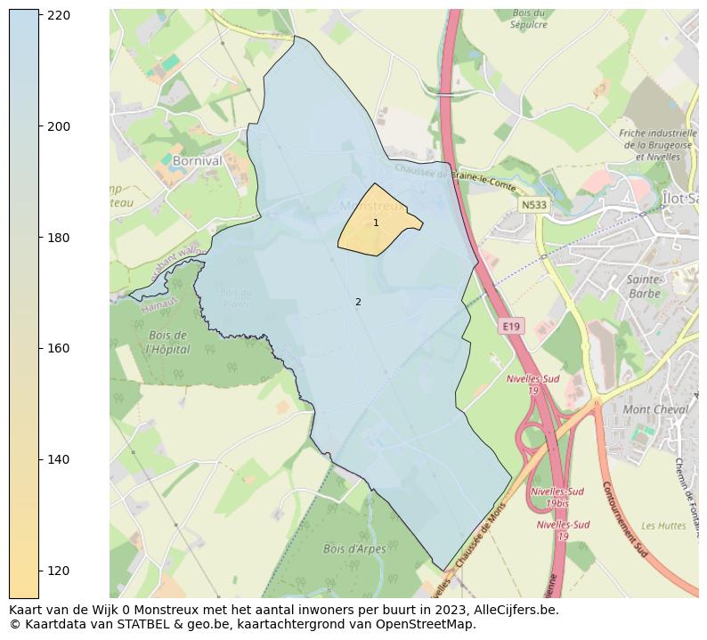 Aantal inwoners op de kaart van de Wijk 0 Monstreux: Op deze pagina vind je veel informatie over inwoners (zoals de verdeling naar leeftijdsgroepen, gezinssamenstelling, geslacht, autochtoon of Belgisch met een immigratie achtergrond,...), woningen (aantallen, types, prijs ontwikkeling, gebruik, type eigendom,...) en méér (autobezit, energieverbruik,...)  op basis van open data van STATBEL en diverse andere bronnen!