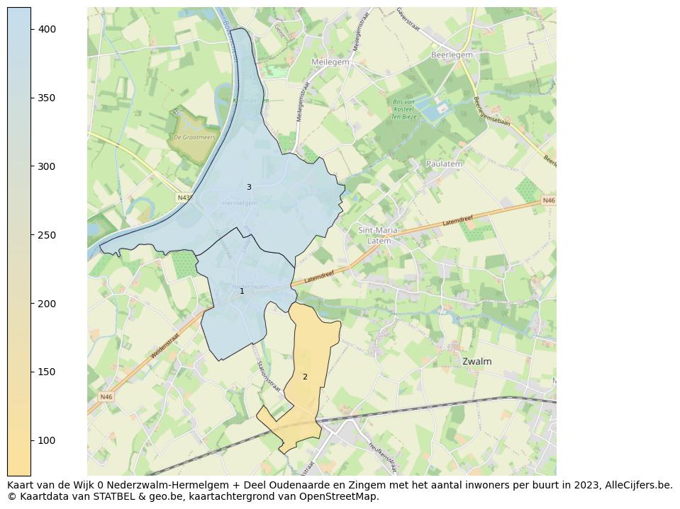 Aantal inwoners op de kaart van de Wijk 0 Nederzwalm-Hermelgem + Deel Oudenaarde en Zingem: Op deze pagina vind je veel informatie over inwoners (zoals de verdeling naar leeftijdsgroepen, gezinssamenstelling, geslacht, autochtoon of Belgisch met een immigratie achtergrond,...), woningen (aantallen, types, prijs ontwikkeling, gebruik, type eigendom,...) en méér (autobezit, energieverbruik,...)  op basis van open data van STATBEL en diverse andere bronnen!