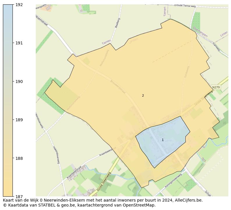 Aantal inwoners op de kaart van de Wijk 0 Neerwinden-Eliksem: Op deze pagina vind je veel informatie over inwoners (zoals de verdeling naar leeftijdsgroepen, gezinssamenstelling, geslacht, autochtoon of Belgisch met een immigratie achtergrond,...), woningen (aantallen, types, prijs ontwikkeling, gebruik, type eigendom,...) en méér (autobezit, energieverbruik,...)  op basis van open data van STATBEL en diverse andere bronnen!