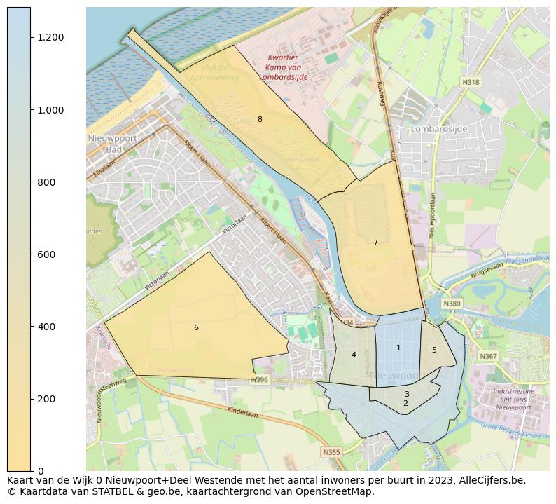 Aantal inwoners op de kaart van de Wijk 0 Nieuwpoort+Deel Westende: Op deze pagina vind je veel informatie over inwoners (zoals de verdeling naar leeftijdsgroepen, gezinssamenstelling, geslacht, autochtoon of Belgisch met een immigratie achtergrond,...), woningen (aantallen, types, prijs ontwikkeling, gebruik, type eigendom,...) en méér (autobezit, energieverbruik,...)  op basis van open data van STATBEL en diverse andere bronnen!