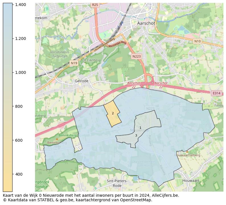 Aantal inwoners op de kaart van de Wijk 0 Nieuwrode: Op deze pagina vind je veel informatie over inwoners (zoals de verdeling naar leeftijdsgroepen, gezinssamenstelling, geslacht, autochtoon of Belgisch met een immigratie achtergrond,...), woningen (aantallen, types, prijs ontwikkeling, gebruik, type eigendom,...) en méér (autobezit, energieverbruik,...)  op basis van open data van STATBEL en diverse andere bronnen!