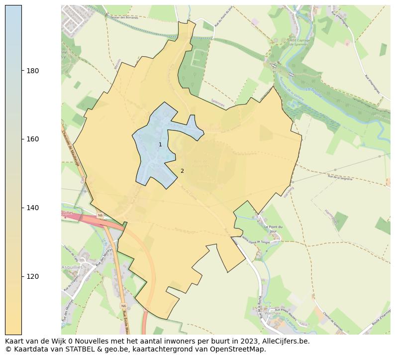 Aantal inwoners op de kaart van de Wijk 0 Nouvelles: Op deze pagina vind je veel informatie over inwoners (zoals de verdeling naar leeftijdsgroepen, gezinssamenstelling, geslacht, autochtoon of Belgisch met een immigratie achtergrond,...), woningen (aantallen, types, prijs ontwikkeling, gebruik, type eigendom,...) en méér (autobezit, energieverbruik,...)  op basis van open data van STATBEL en diverse andere bronnen!