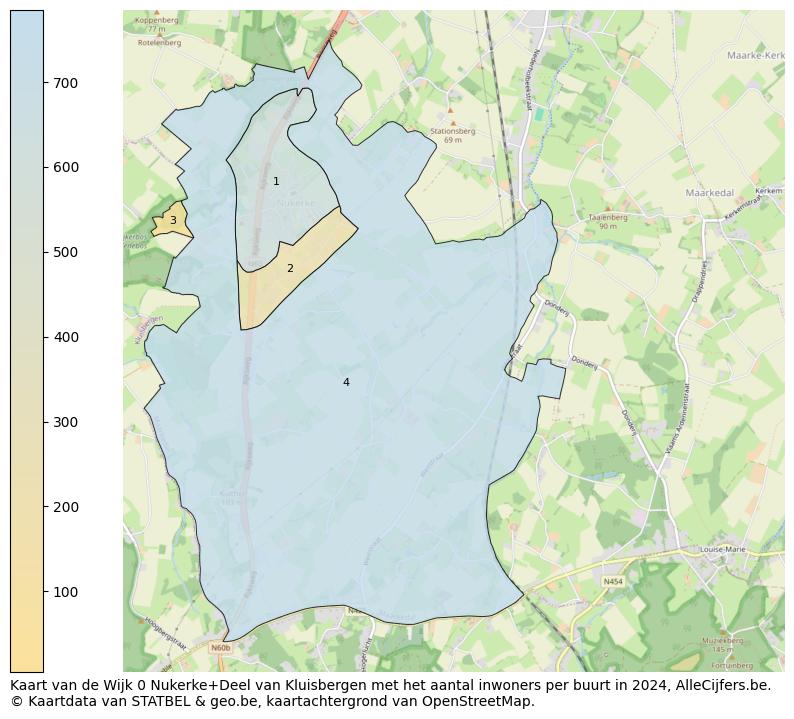 Aantal inwoners op de kaart van de Wijk 0 Nukerke+Deel van Kluisbergen: Op deze pagina vind je veel informatie over inwoners (zoals de verdeling naar leeftijdsgroepen, gezinssamenstelling, geslacht, autochtoon of Belgisch met een immigratie achtergrond,...), woningen (aantallen, types, prijs ontwikkeling, gebruik, type eigendom,...) en méér (autobezit, energieverbruik,...)  op basis van open data van STATBEL en diverse andere bronnen!