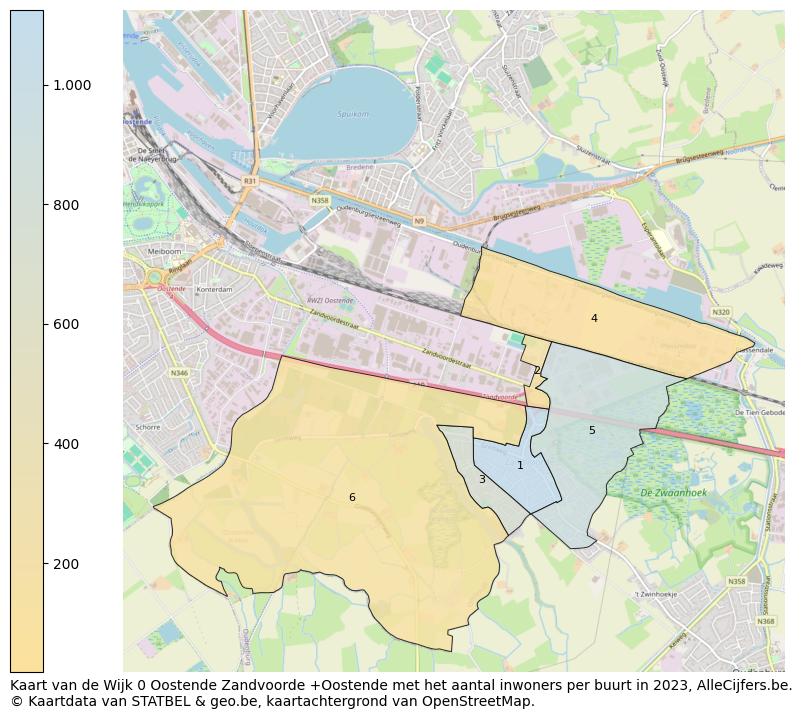 Aantal inwoners op de kaart van de Wijk 0 Oostende Zandvoorde +Oostende: Op deze pagina vind je veel informatie over inwoners (zoals de verdeling naar leeftijdsgroepen, gezinssamenstelling, geslacht, autochtoon of Belgisch met een immigratie achtergrond,...), woningen (aantallen, types, prijs ontwikkeling, gebruik, type eigendom,...) en méér (autobezit, energieverbruik,...)  op basis van open data van STATBEL en diverse andere bronnen!