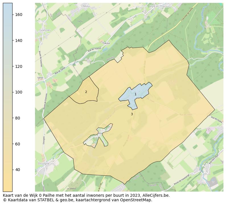 Aantal inwoners op de kaart van de Wijk 0 Pailhe: Op deze pagina vind je veel informatie over inwoners (zoals de verdeling naar leeftijdsgroepen, gezinssamenstelling, geslacht, autochtoon of Belgisch met een immigratie achtergrond,...), woningen (aantallen, types, prijs ontwikkeling, gebruik, type eigendom,...) en méér (autobezit, energieverbruik,...)  op basis van open data van STATBEL en diverse andere bronnen!