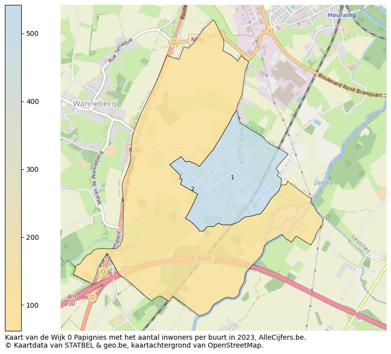 Aantal inwoners op de kaart van de Wijk 0 Papignies: Op deze pagina vind je veel informatie over inwoners (zoals de verdeling naar leeftijdsgroepen, gezinssamenstelling, geslacht, autochtoon of Belgisch met een immigratie achtergrond,...), woningen (aantallen, types, prijs ontwikkeling, gebruik, type eigendom,...) en méér (autobezit, energieverbruik,...)  op basis van open data van STATBEL en diverse andere bronnen!