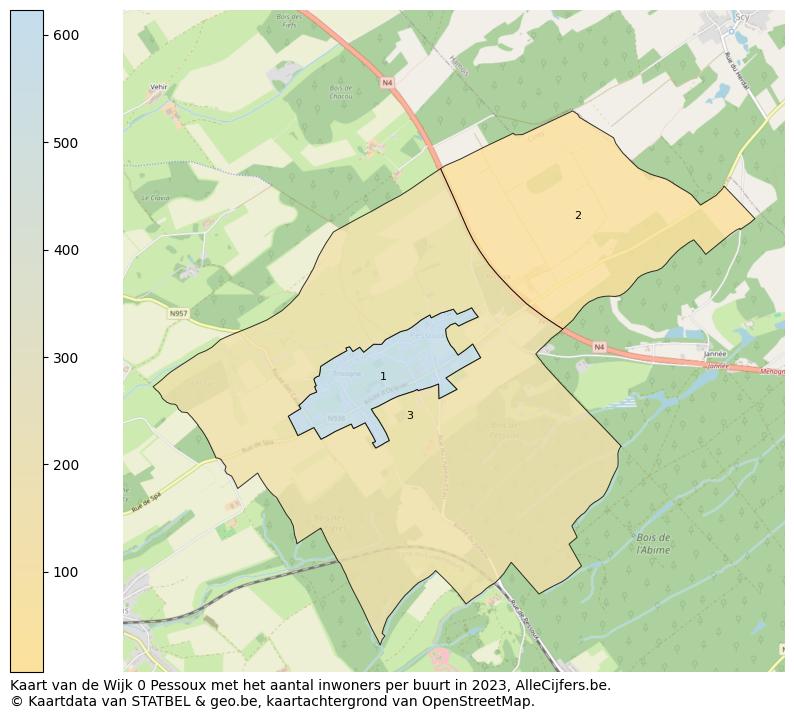 Aantal inwoners op de kaart van de Wijk 0 Pessoux: Op deze pagina vind je veel informatie over inwoners (zoals de verdeling naar leeftijdsgroepen, gezinssamenstelling, geslacht, autochtoon of Belgisch met een immigratie achtergrond,...), woningen (aantallen, types, prijs ontwikkeling, gebruik, type eigendom,...) en méér (autobezit, energieverbruik,...)  op basis van open data van STATBEL en diverse andere bronnen!