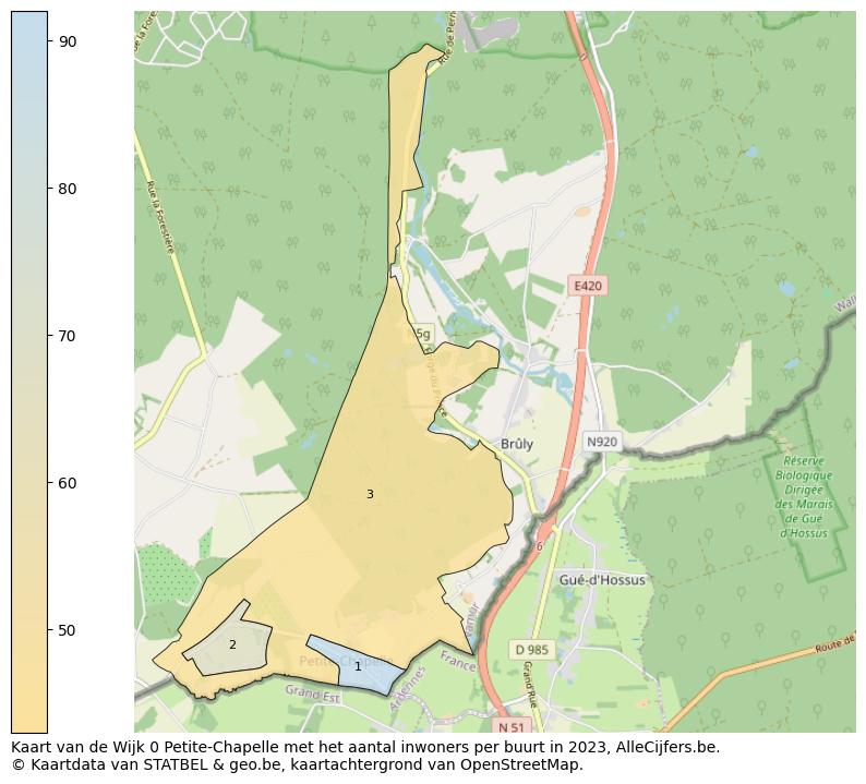 Aantal inwoners op de kaart van de Wijk 0 Petite-Chapelle: Op deze pagina vind je veel informatie over inwoners (zoals de verdeling naar leeftijdsgroepen, gezinssamenstelling, geslacht, autochtoon of Belgisch met een immigratie achtergrond,...), woningen (aantallen, types, prijs ontwikkeling, gebruik, type eigendom,...) en méér (autobezit, energieverbruik,...)  op basis van open data van STATBEL en diverse andere bronnen!
