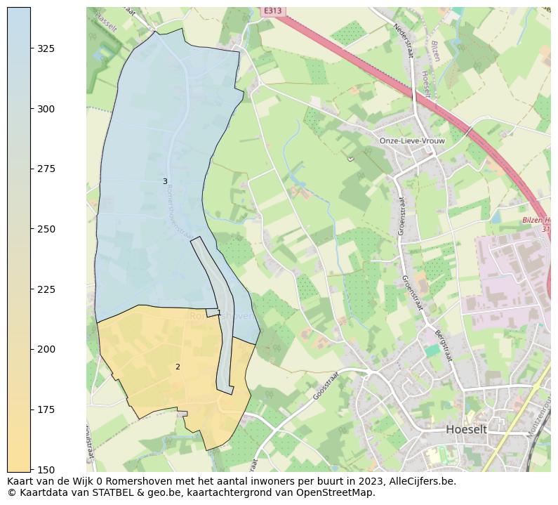 Aantal inwoners op de kaart van de Wijk 0 Romershoven: Op deze pagina vind je veel informatie over inwoners (zoals de verdeling naar leeftijdsgroepen, gezinssamenstelling, geslacht, autochtoon of Belgisch met een immigratie achtergrond,...), woningen (aantallen, types, prijs ontwikkeling, gebruik, type eigendom,...) en méér (autobezit, energieverbruik,...)  op basis van open data van STATBEL en diverse andere bronnen!