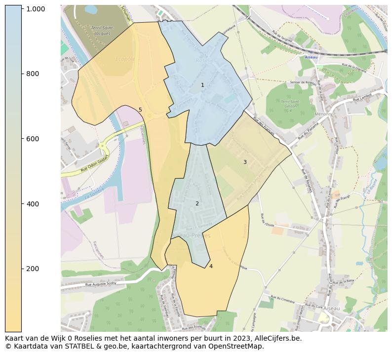 Aantal inwoners op de kaart van de Wijk 0 Roselies: Op deze pagina vind je veel informatie over inwoners (zoals de verdeling naar leeftijdsgroepen, gezinssamenstelling, geslacht, autochtoon of Belgisch met een immigratie achtergrond,...), woningen (aantallen, types, prijs ontwikkeling, gebruik, type eigendom,...) en méér (autobezit, energieverbruik,...)  op basis van open data van STATBEL en diverse andere bronnen!