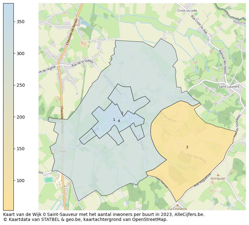 Aantal inwoners op de kaart van de Wijk 0 Saint-Sauveur: Op deze pagina vind je veel informatie over inwoners (zoals de verdeling naar leeftijdsgroepen, gezinssamenstelling, geslacht, autochtoon of Belgisch met een immigratie achtergrond,...), woningen (aantallen, types, prijs ontwikkeling, gebruik, type eigendom,...) en méér (autobezit, energieverbruik,...)  op basis van open data van STATBEL en diverse andere bronnen!
