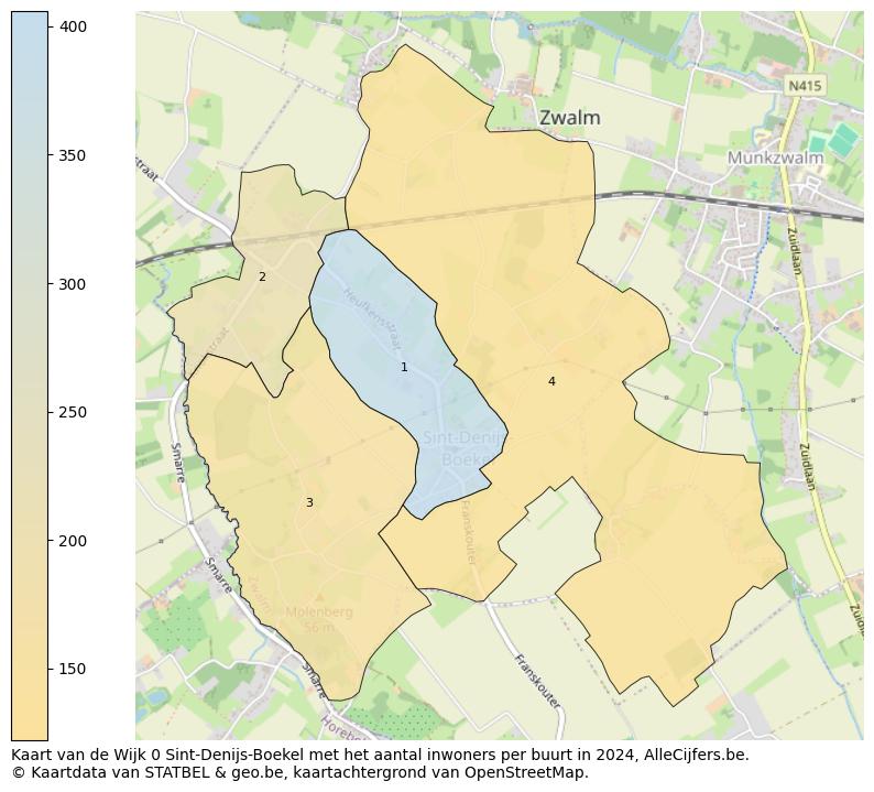 Aantal inwoners op de kaart van de Wijk 0 Sint-Denijs-Boekel: Op deze pagina vind je veel informatie over inwoners (zoals de verdeling naar leeftijdsgroepen, gezinssamenstelling, geslacht, autochtoon of Belgisch met een immigratie achtergrond,...), woningen (aantallen, types, prijs ontwikkeling, gebruik, type eigendom,...) en méér (autobezit, energieverbruik,...)  op basis van open data van STATBEL en diverse andere bronnen!