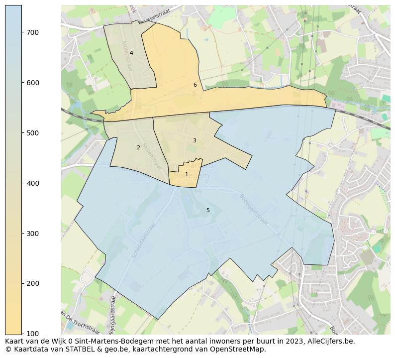 Aantal inwoners op de kaart van de Wijk 0 Sint-Martens-Bodegem: Op deze pagina vind je veel informatie over inwoners (zoals de verdeling naar leeftijdsgroepen, gezinssamenstelling, geslacht, autochtoon of Belgisch met een immigratie achtergrond,...), woningen (aantallen, types, prijs ontwikkeling, gebruik, type eigendom,...) en méér (autobezit, energieverbruik,...)  op basis van open data van STATBEL en diverse andere bronnen!