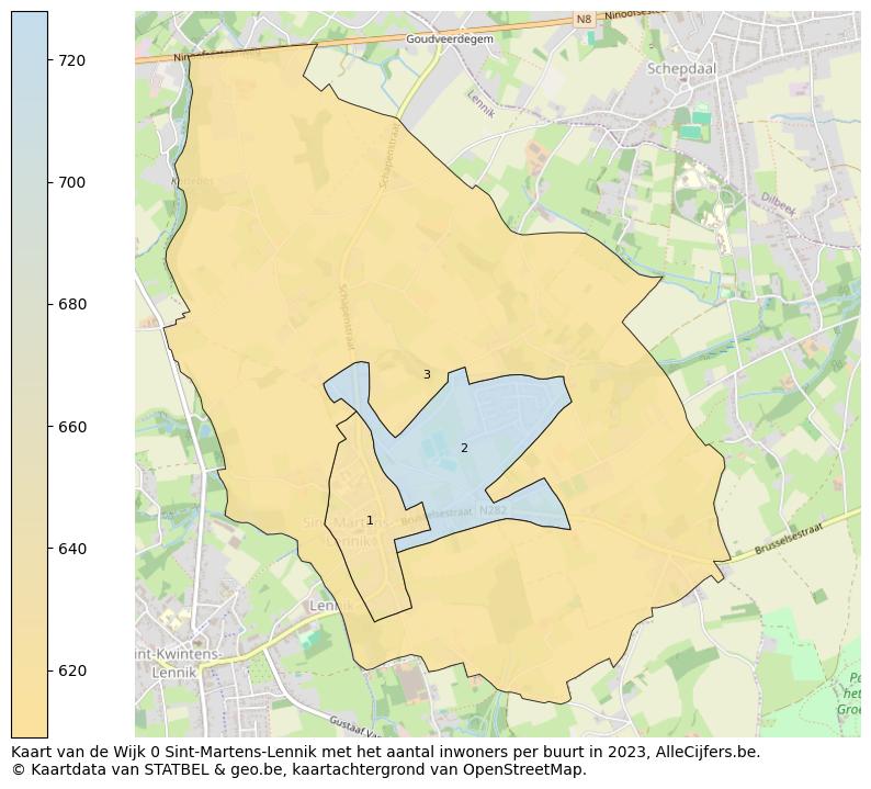 Aantal inwoners op de kaart van de Wijk 0 Sint-Martens-Lennik: Op deze pagina vind je veel informatie over inwoners (zoals de verdeling naar leeftijdsgroepen, gezinssamenstelling, geslacht, autochtoon of Belgisch met een immigratie achtergrond,...), woningen (aantallen, types, prijs ontwikkeling, gebruik, type eigendom,...) en méér (autobezit, energieverbruik,...)  op basis van open data van STATBEL en diverse andere bronnen!