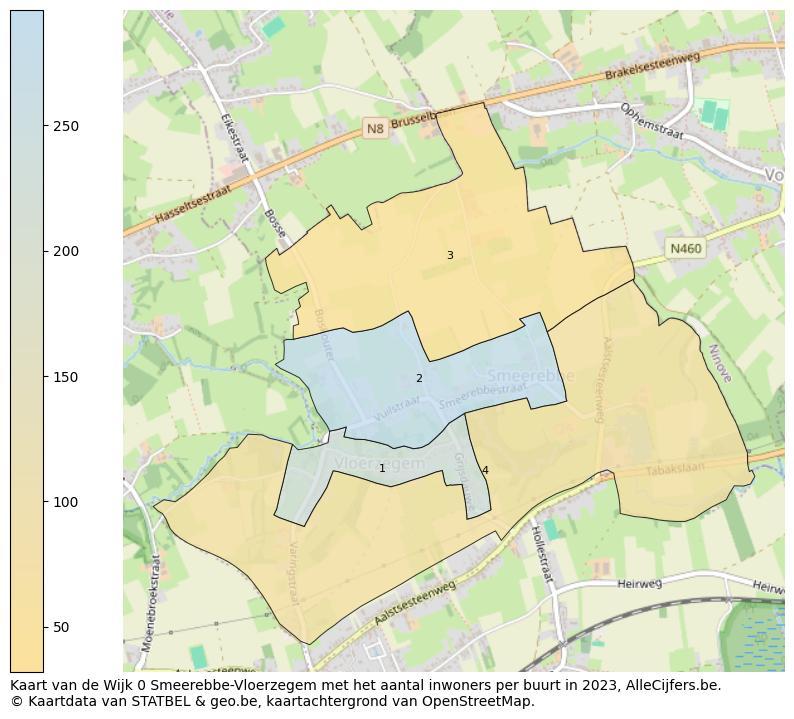 Aantal inwoners op de kaart van de Wijk 0 Smeerebbe-Vloerzegem: Op deze pagina vind je veel informatie over inwoners (zoals de verdeling naar leeftijdsgroepen, gezinssamenstelling, geslacht, autochtoon of Belgisch met een immigratie achtergrond,...), woningen (aantallen, types, prijs ontwikkeling, gebruik, type eigendom,...) en méér (autobezit, energieverbruik,...)  op basis van open data van STATBEL en diverse andere bronnen!