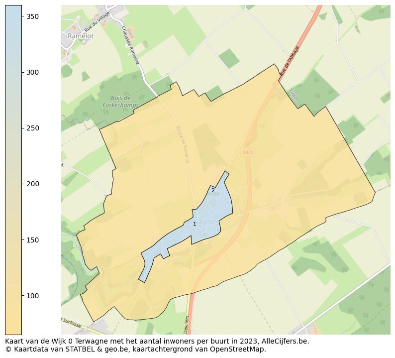 Aantal inwoners op de kaart van de Wijk 0 Terwagne: Op deze pagina vind je veel informatie over inwoners (zoals de verdeling naar leeftijdsgroepen, gezinssamenstelling, geslacht, autochtoon of Belgisch met een immigratie achtergrond,...), woningen (aantallen, types, prijs ontwikkeling, gebruik, type eigendom,...) en méér (autobezit, energieverbruik,...)  op basis van open data van STATBEL en diverse andere bronnen!