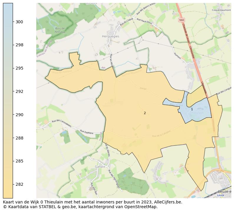 Aantal inwoners op de kaart van de Wijk 0 Thieulain: Op deze pagina vind je veel informatie over inwoners (zoals de verdeling naar leeftijdsgroepen, gezinssamenstelling, geslacht, autochtoon of Belgisch met een immigratie achtergrond,...), woningen (aantallen, types, prijs ontwikkeling, gebruik, type eigendom,...) en méér (autobezit, energieverbruik,...)  op basis van open data van STATBEL en diverse andere bronnen!