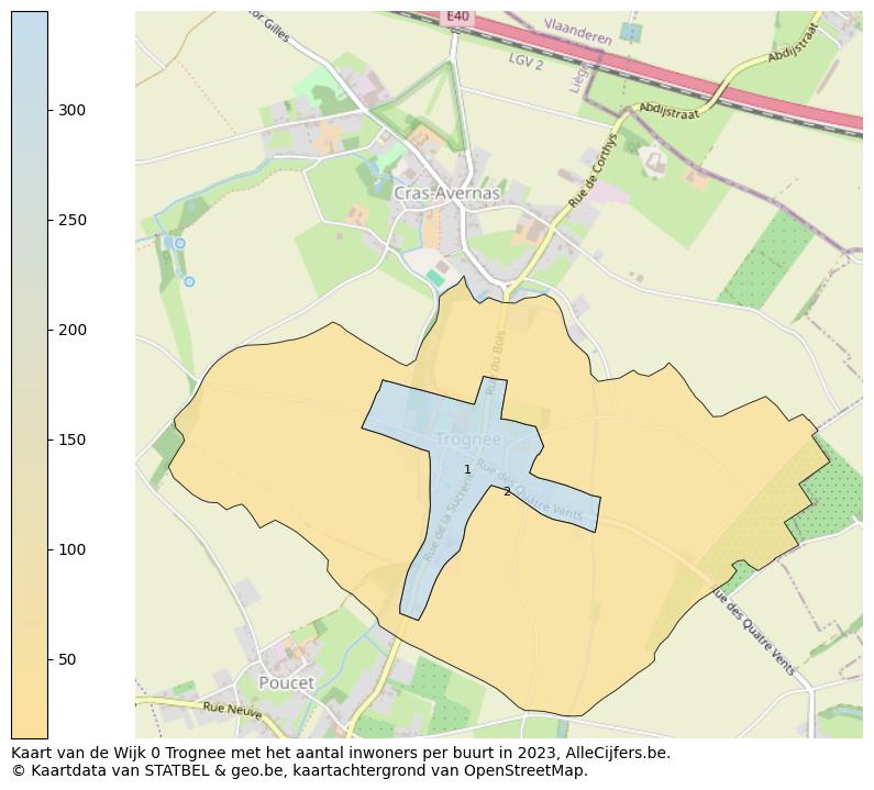 Aantal inwoners op de kaart van de Wijk 0 Trognee: Op deze pagina vind je veel informatie over inwoners (zoals de verdeling naar leeftijdsgroepen, gezinssamenstelling, geslacht, autochtoon of Belgisch met een immigratie achtergrond,...), woningen (aantallen, types, prijs ontwikkeling, gebruik, type eigendom,...) en méér (autobezit, energieverbruik,...)  op basis van open data van STATBEL en diverse andere bronnen!