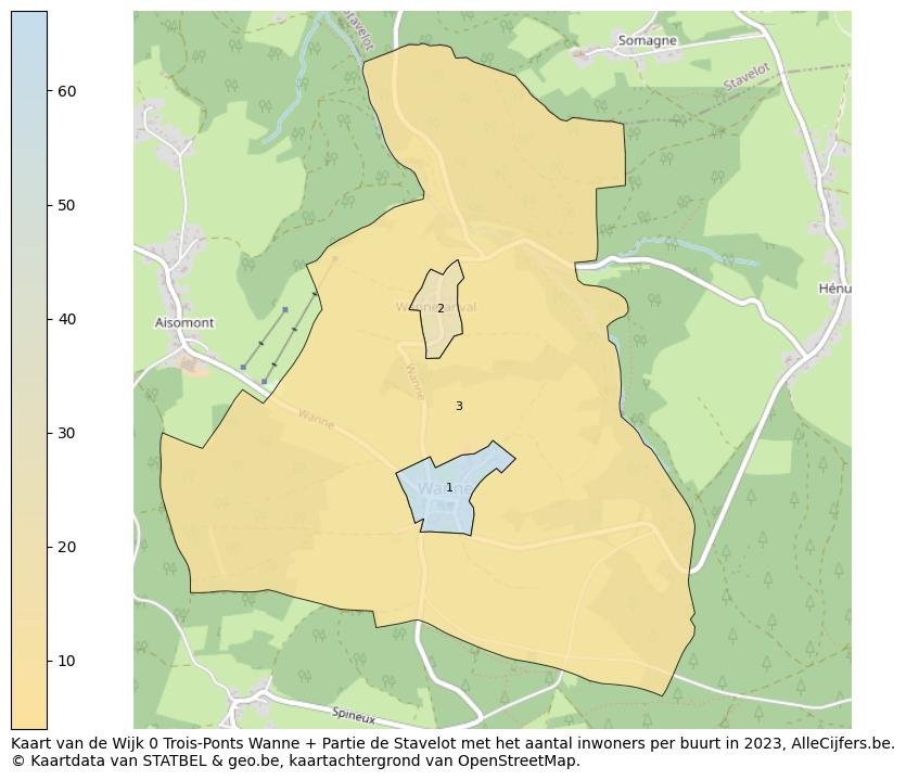 Aantal inwoners op de kaart van de Wijk 0 Trois-Ponts Wanne + Partie de Stavelot: Op deze pagina vind je veel informatie over inwoners (zoals de verdeling naar leeftijdsgroepen, gezinssamenstelling, geslacht, autochtoon of Belgisch met een immigratie achtergrond,...), woningen (aantallen, types, prijs ontwikkeling, gebruik, type eigendom,...) en méér (autobezit, energieverbruik,...)  op basis van open data van STATBEL en diverse andere bronnen!